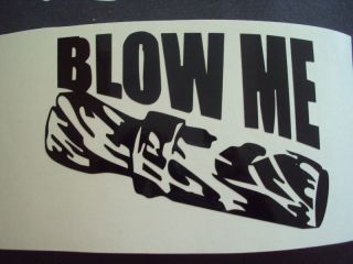 BLOW ME DUCK HUNTING CAR TRUCK DECAL *NEW*