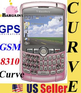 MINT RIM Blackberry 8310 Curve UNLOCKED Phone AT&T PINK Smartphone GSM
