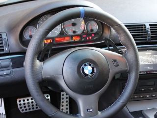 Carbon Fiber Sport Steering Wheel Cover for BMW E46 M3 E39 X3 X5 M5