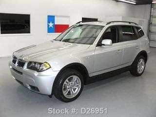 BMW  X3 WE FINANCE 2006 BMW X3 3.0I AWD 3.0L I6 AUTO PANO SUNROOF 