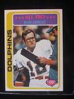 1978 Topps #120 Bob Griese Dolphins EXMT NM NICE 20957