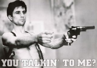 TAXI DRIVER Movie Poster   Robert DeNiro Full Size ~ You Talkin To Me 