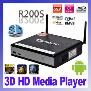  3D FullHD 1080p HDMI 1.4 Blu Ray ISO Media Player Realtek 1186 WIFI