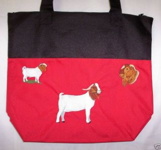 New Personalized Boer Goat Tote Bag Purse Show Goats