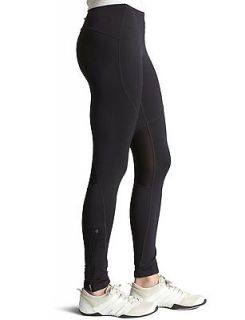 NWT womens SAUCONY Drylete BLACK Running TIGHTS Pants Sz XS ~ Style 