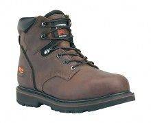   TIMBERLAND PRO WORK PIT BOSS 6 STEEL TOE BOOT BROWN SIZE 7 15 33034