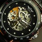 Louis Bolle Automatic skeleton watch blue leather brand new Luxury 