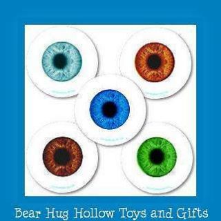 15 Glow in the Dark Eyeball Eye Stickers Party Favors