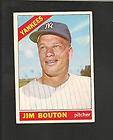 1966 TOPPS SET BREAK 276 Jim Bouton New York Yankees EX