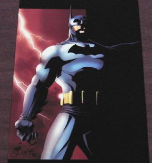 BATMAN THE DARK KNIGHT READY FOR ACTION   LIMITED EDITION LITHOGRAPH 
