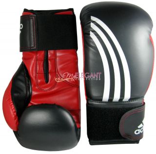 Adidas CLIMACOOL Response Boxing Gloves 8 / 10 / 12 oz (Black/Red 