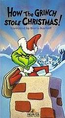 How the Grinch Stole Christmas Dr Seuss VHS Movie Boris Karloff