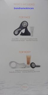 Clarisonic Pro Skin Care System Face & Body(Gray 2013) + Free Handle