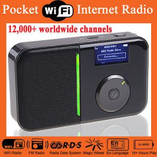 Pocket WiFi PPS Wireless Internet Radio~12000+ Stations
