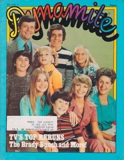 DYNAMITE #75 THE BRADY BUNCH With Wacky Trading Cards STYX ARTICLE 