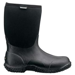 61152 Bogs Black Classic Mid Womens Boots Size 9