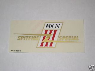 BSA Spitfire Special MK III 3 Decal motorcycle 650 350