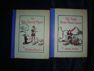   Little Swiss Wood Carver & Wee Scotch Piper by Madeline Brandeis 1929