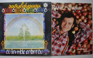 lot of 2 RAOUL DUGUAY LP Records Quebec Folk Psych