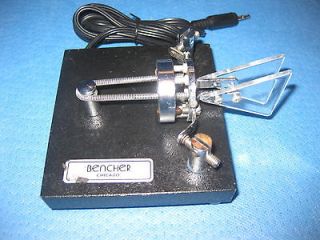 Bencher Model BY 1 Iambic Paddle Keyer with Black Base & Cord CW 