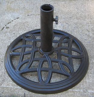 Victorian style cast iron umbrella base