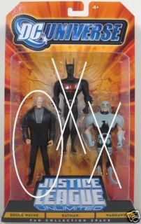 JUSTICE LEAGUE From Target 3 pack OLD BRUCE WAYNE LOOSE