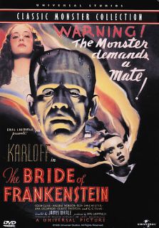 The Bride of Frankenstein DVD, 1999, Classic Collection