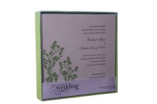 25 Wedding Bridal Shower Sage Green Branch Buds Invitations Printable 