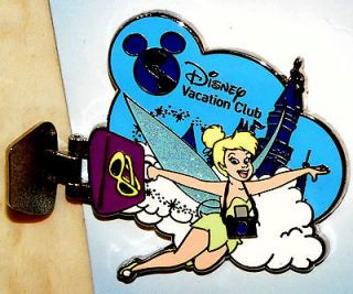 Disney PIN new 2012 tinkerbell DVC vacation club LE suitcase hinged 