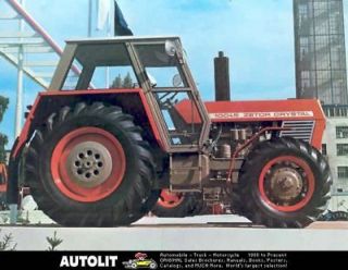1970 Zetor Crystal BRNO Tractor Brochure Czechoslovakia