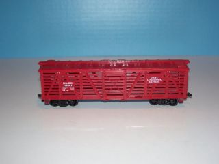    LIKE HO SCALE SWIFT LIVESTOCK EXPRESS S.L.X.S. 7221 WOODEN BOXCAR NM