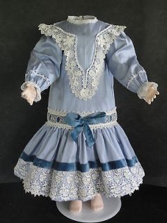   Dress   Antique Style for Jumeau,Bru. 28 30 doll   Made in France