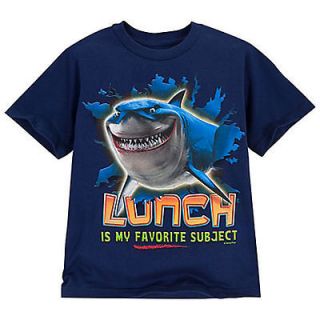 FINDING NEMO BRUCE TEE FOR BOYS LUNCH IS MY FAVORITE SUBJECT SIZE 5 
