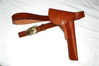 Newly listed CIVIL WAR LEATHER BELT W/ HOLSTER & BUCKLE   WESTERN 