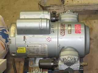 Gast 3/4 hp oil less air compressor Model 5HCD 10 M526AX 120VAC