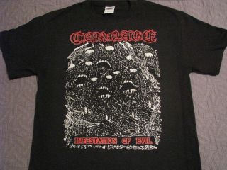 carnage infestation of evil t shirt death metal black carcass autopsy 