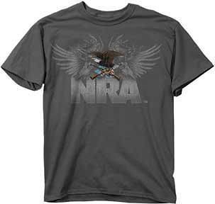 Buck Wear Tee NRA Eagle Wings Hunting Licensed T Shirt M 3XL Tee