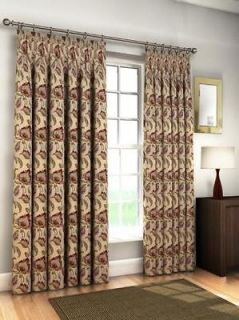Luxurious fully lined Burlington Curtains