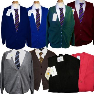 School Uniform Button Knitted Cardigans 9 colours Green