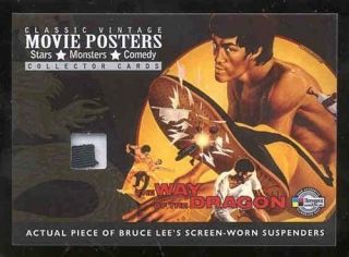 Classic Poster VL1 Bruce Lee Green Hornet Kato Costume Card