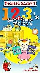 Busy World of Richard Scarry   Now I Know My 123s VHS, 1997, Closed 