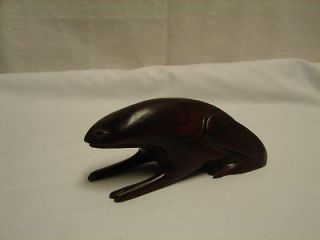 Mexican Ironwood Hand Carved Frog