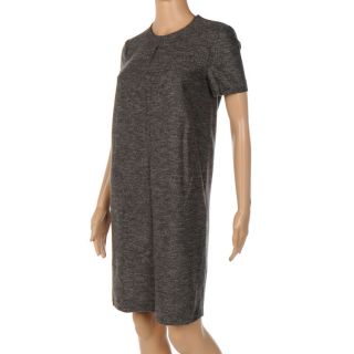 SQ 194 CACHAREL Grey Wool Blend Knee Length Shift Dress Size UK 10 £ 
