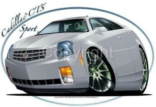 Cadillac CTS Sport Mens Licensed T shirt #6760 GM