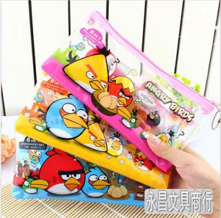 in 1,Angry Bird Pencil Case Bag/Box Party Favor School Stationery 