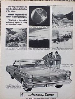 1965 65 Mercury Comet Caliente ORIGINAL Vintage Ad CMY STORE 4MORE 5 