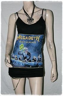 Megadeth Metal Rock Punk DIY Sexy Cami Tunic Top Dress/Shirt