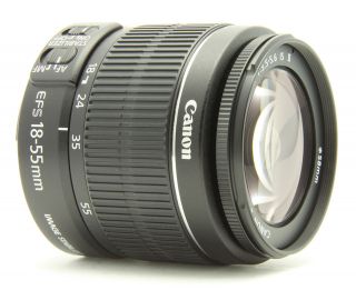 Canon EF S 18 55mm F/3.5 5.6 II IS Lens for Digital SLR (New In White 