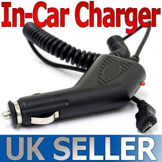 MICRO USB IN CAR PORTABLE CHARGER ADAPTOR FOR MOBILE PHONE PC LAPTOP 