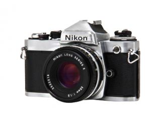 Nikon FE 35mm SLR Film Camera with 50mm Lens